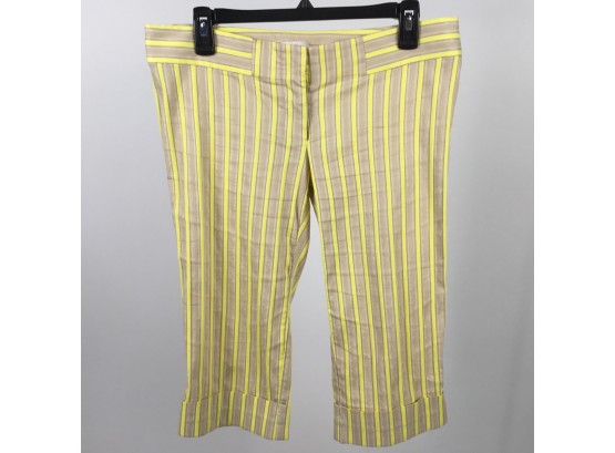 Collete Dinnigan Yellow Capri Pants