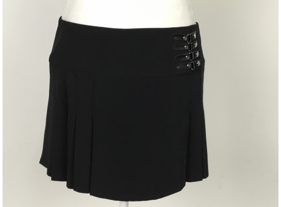 Bebe France Black Pleated Skirt Size M