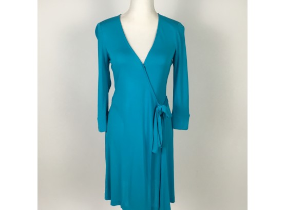 Diane Von Furstenberg Turquoise Dress Size 6