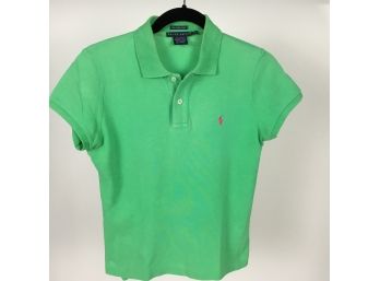 Green Ralph Lauren Polo Shirt Size M