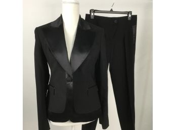 Anna Molinair Tuxedo Style Pants Suit Size 38