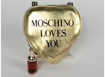 Moschino Heart Shaped Bag & Cologne