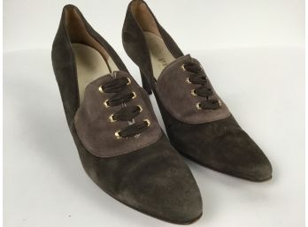 Petra Florence Brown Suede Shoes Size 7.5