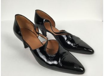 Giorgio Armani  Brown Patent Leather Shoes Size 37.5