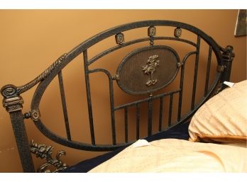 Queen Bed With Wrought Iron Frame