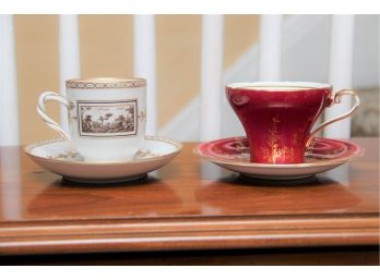 Richard Ginori & Aynsley Tea Cups & Saucers