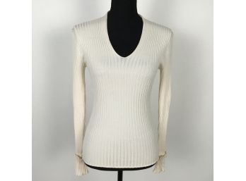 Maria Di Ripabianca Ivory Sweater Size 12