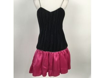Pink & Black Party Dress Size 4