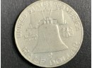 1958 Jefferson Half Dollar Silver Coin
