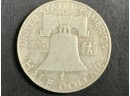 1958 Jefferson Silver Half Dollar Coin