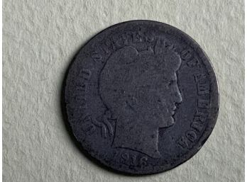 1916 Liberty Head Silver Dime