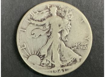 1941 Walking Liberty Silver Half Dollar Coin