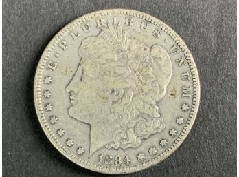 1884 Morgan Dollar Coin San Francisco