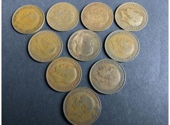 A Collection Of 10 Great Britain George V Penny