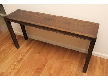A Walnut Wooden Console Table