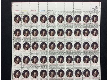 1979 John Paul Jones 15 Cent Stamp Mint Sheet Of  50 Stamps