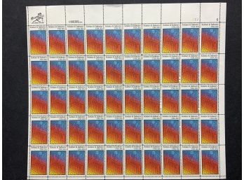 1983 Science And Industry 20 Cent Stamp Mint Sheet Of 50 Stamps