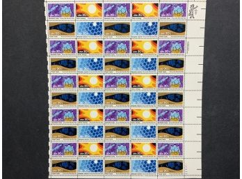 Knoxville Worlds Fair Sheet Of 20 Cent Stamps Mint Condition 50 Stamps