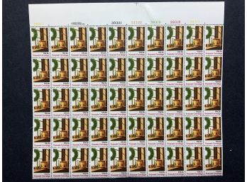 1980 Seasons Greetings 15 Cent Stamp Mint Sheet Of 50 Stapms