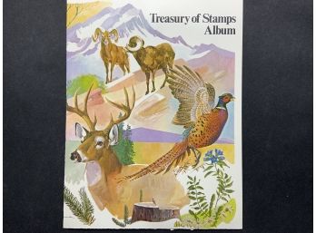 Treasury Of Stamps Album Including Many Stamps