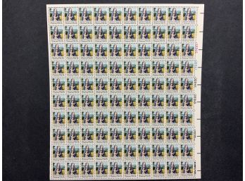 1979 Christmas Virgin & Child By Gerard David 15 Cent Stamp Mint Sheet Of  100 Stamps