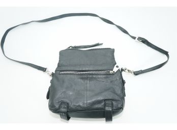 Joelle Hawkins Genuine Leather Hand Bag In Black