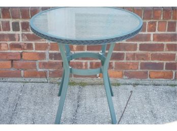 A Small Outdoor Patio Dining Table