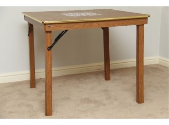 Collapsible Wooden Game Table
