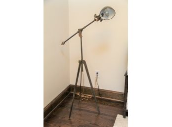 Tall Brass 3 Leg Floor Lamp