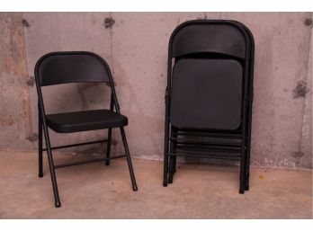 Set Of 6 Cosco Steel Folding Chairs (1 Of 2)