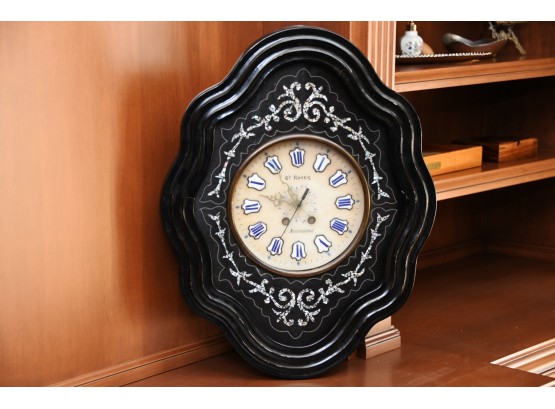 Le Royer Neufchateau Porcelain Face Wall Clock