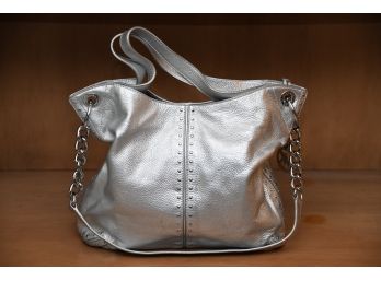 A Michael Kors Silver. Handbag