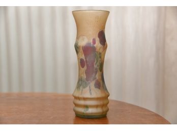 A Hand Painted Vase Made In Isreal