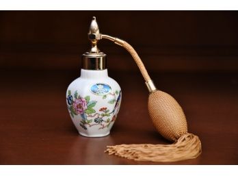 An Ansley Porcelain Perfume Atomizer
