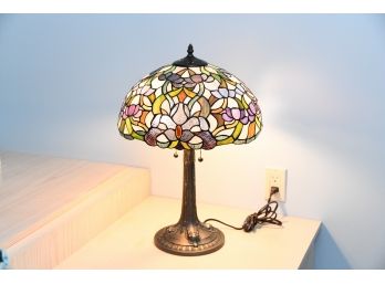 Tiffany Style Table Lamp With Resin Shade