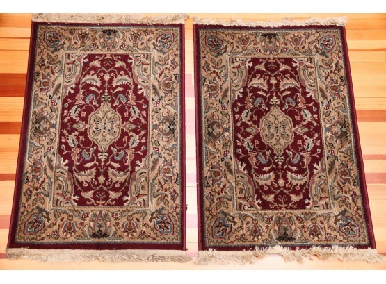 A Matching Pair Of Kathy Ireland By Shaw Small Rugs
