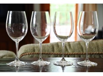 Set Of 4 Riedel Red Wine Glasses