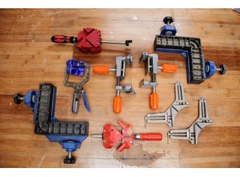 Assortment Of Specialized Clamps Including Mostly Corner Clamps