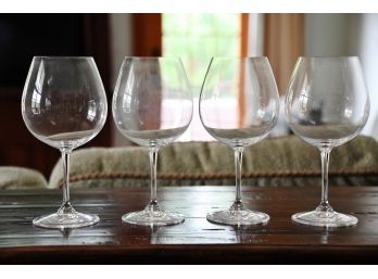 Set Of 4 Riedel Red Wine Glasses