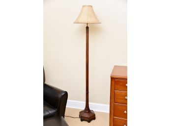 3 Way Switched Wood Floor Lamp