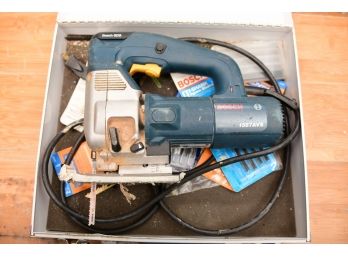 Bosch 1587AVS Jigsaw With Blades And Case