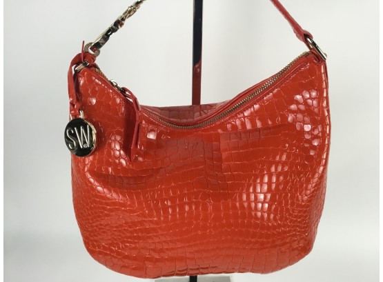Stuart Weitzman Red Orange  Handbag