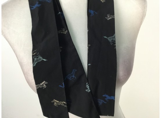 Black Scarf With Horses