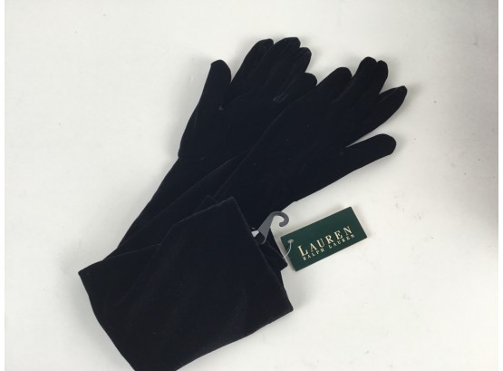 Lauren Ralph Lauren Velour Gloves New With Tags