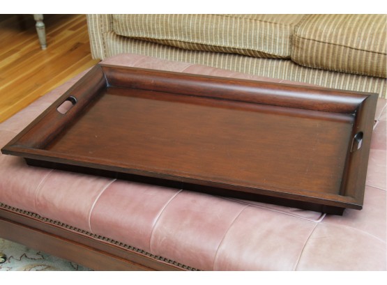 Large Ottoman Tray With Oxford Finish By Hickory Chair Furniture