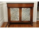 Hollywood Regency Rosewood Server With Mirrored Front And Marble Top Paid $5,500 For Pair