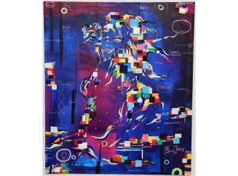 Large Scale Art Paint On Canvas 'Desire Of A Woman' By Brendan Murphy - Signed - Retails $26,000