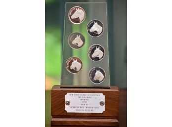 Great Thoroughbred Champions Limited Edition Silver Medallions