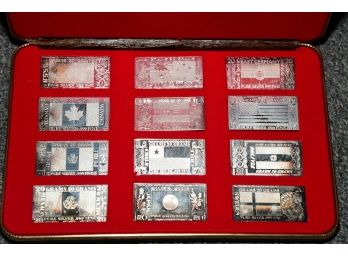 The Silver Mint - The Silver Nations 12 Ingot Full Set - .999 Fine Silver 240g