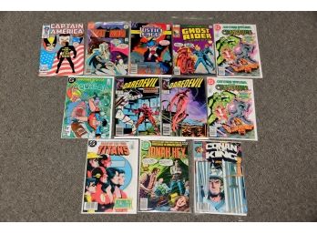 A Collection Of Marvel And DC Comics